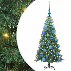 vidaXL &Aacute;rbol de Navidad con 150 LED con soporte Verde 120 cm PVC