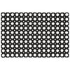 vidaXL Felpudo rectangular de goma 60x80 cm