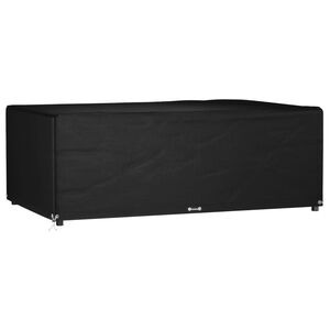 vidaXL Funda para muebles de jard&iacute;n 12 ojales rectangular 213x132x75cm