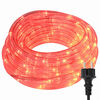 vidaXL Luz de cuerda con luces de cuerda Rojo 50 m PVC