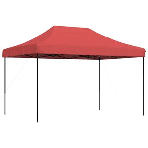 vidaXL Tienda de fiesta plegable Pop-Up burdeos 410x279x315 cm