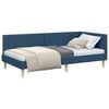 vidaXL Estructura de cama en esquina Azul 90 cm x 190 cm Terciopelo
