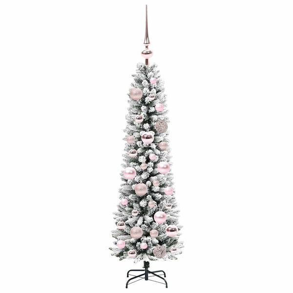 vidaXL Árbol de Navidad artificial con 150 LED verde y 120 cm