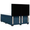 vidaXL Cama box spring con colch&oacute;n terciopelo azul 140x200 cm