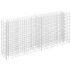 vidaXL Arriate de gaviones de acero galvanizado 180x30x90 cm