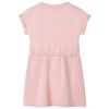 Vestido infantil con cord&oacute;n rosa claro 128