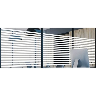 Easyprotec Lámina permanente para ventanas veneciana blanco 90x250 cm