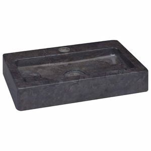 vidaXL Lavabo de pared m&aacute;rmol crema 38x24x6,5 cm