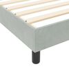 vidaXL Cama tipo Box Spring Gris claro 90 x 200 cm Terciopelo