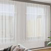 vidaXL Cortina de Encaje con cortinas Floral 200 x 750 cm Poli&eacute;ster
