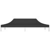 vidaXL Techo de carpa para celebraciones negro 6x3 m 270 g/m²