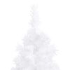 vidaXL &Aacute;rbol de Navidad artificial de esquina blanco 150 cm PVC