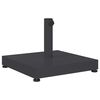 vidaXL Base para sombrilla Gris oscuro 45 x 45 x 31,5 cm