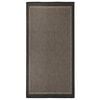 vidaXL Alfombra de exterior de tejido plano marr&oacute;n oscuro 100x200 cm