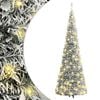 vidaXL &Aacute;rbol de Navidad artificial desplegable con nieve 100 LED 150cm