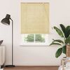 vidaXL Estor enrollable con cortinas Naturaleza 120 x 220 cm Bamb&uacute;