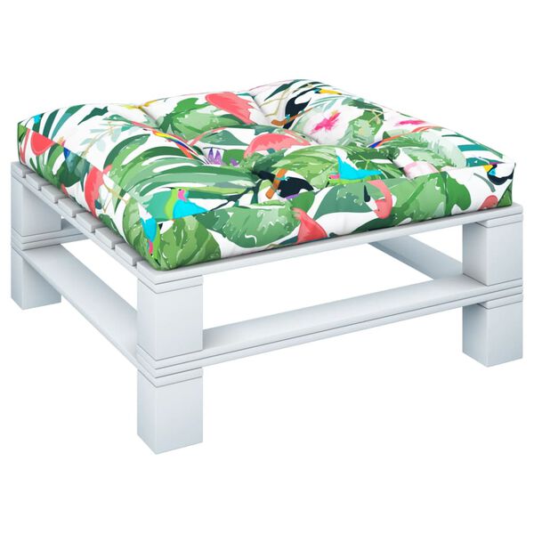 vidaXL Coj&iacute;n para pal&eacute;s tela multicolor 70x70x12 cm