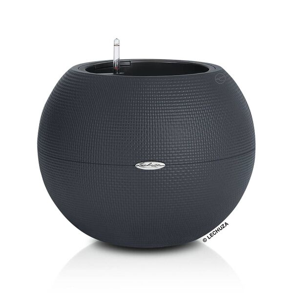 LECHUZA Macetero PURO Color 50 ALL-IN-ONE 50 cm color pizarra