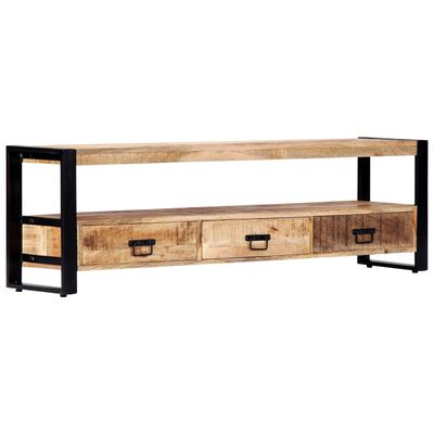 vidaXL Mueble para TV madera maciza de mango 150x30x45 cm