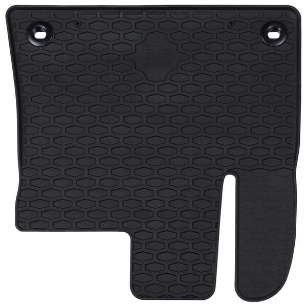 vidaXL Alfombrilla de Coche 4 pcs Negro Goma