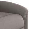 vidaXL Sill&oacute;n reclinable de masaje el&eacute;ctrico tela gris taupe