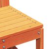 vidaXL Silla de jard&iacute;n madera maciza de pino marr&oacute;n cera 50,5x55x77 cm