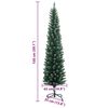 vidaXL Árbol de Navidad artificial estrecho 150 LEDs 150 cm