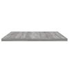 vidaXL Estantes pared 4 uds madera ingenier&iacute;a gris Sonoma 80x40x1,5 cm