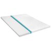 vidaXL Sobrecolch&oacute;n 180x200 cm espuma de gel frio 6 cm perfil huevo