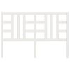 vidaXL Cabecero de cama madera maciza de pino blanco 126x4x100 cm