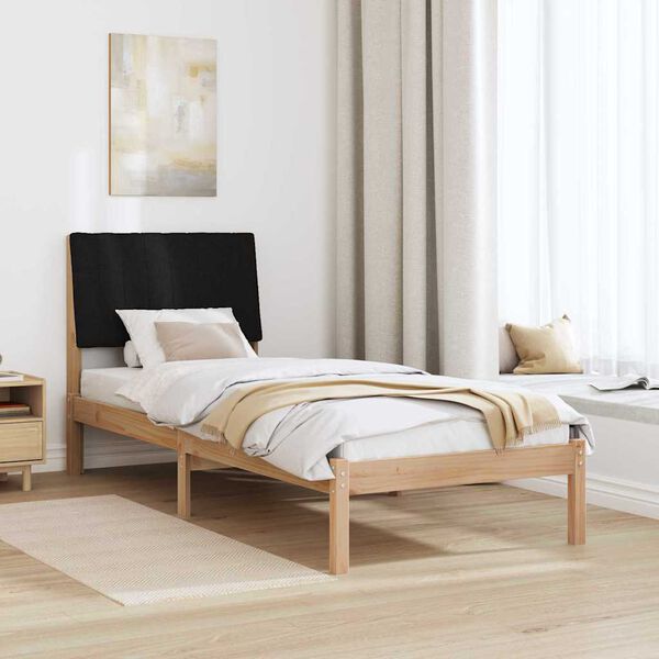 vidaXL Estructura de cama Marrón 80 x 200 cm Madera de pino macizo