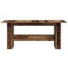 vidaXL Mesa de comedor de aglomerado madera envejecida 180x90x76 cm
