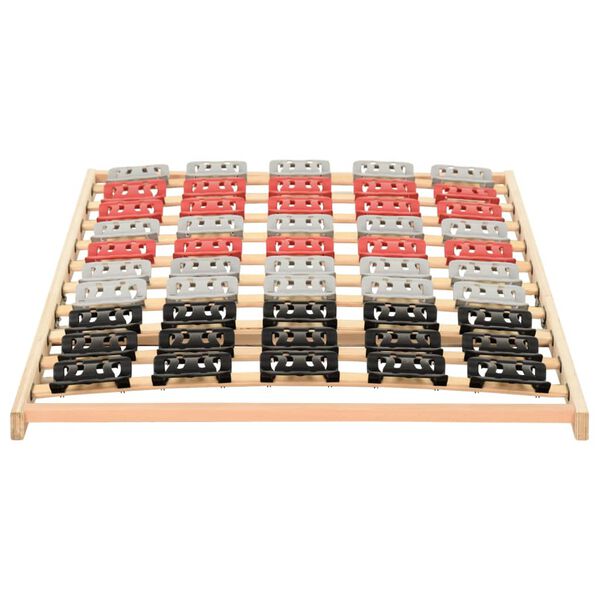 vidaXL Estructura de cama con 12 listones y soportes 120x200 cm
