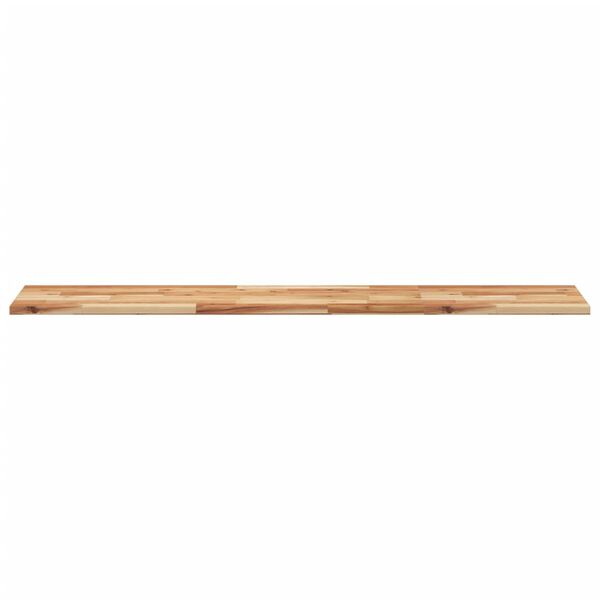 vidaXL Estante flotante 4 uds madera acacia acabado aceite 120x30x2 cm