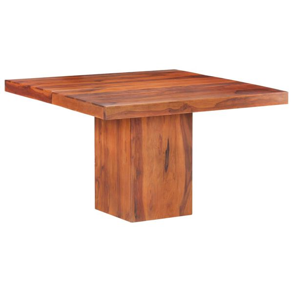 vidaXL Mesa de comedor madera maciza 120x120x77 cm