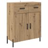 vidaXL Vitrina Roble artisan 69,5 x 34 x 90 cm Madera de ingenier&iacute;a