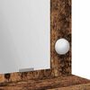 vidaXL Mesa Tocador con estante Madera vieja 75,5 x 41 x 135 cm