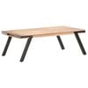 vidaXL Mesa de centro madera maciza de mango 114x65x40 cm