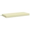 vidaXL Coj&iacute;n de banco SOEST 100% Poli&eacute;ster Crema 110 x 50 x 8 cm