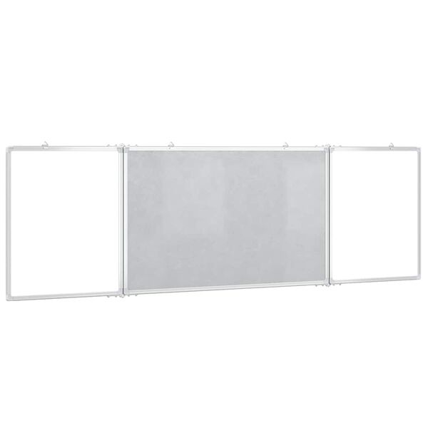 vidaXL Pizarra magn&eacute;tica plegable aluminio 200x60x1,7 cm