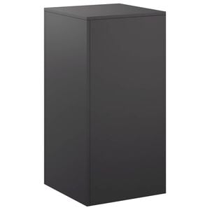 vidaXL Soporte de plantas Negro 40 x 40 x 80 cm Acero