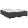 vidaXL Cama box spring con colch&oacute;n cuero sint&eacute;tico negro 180x200 cm
