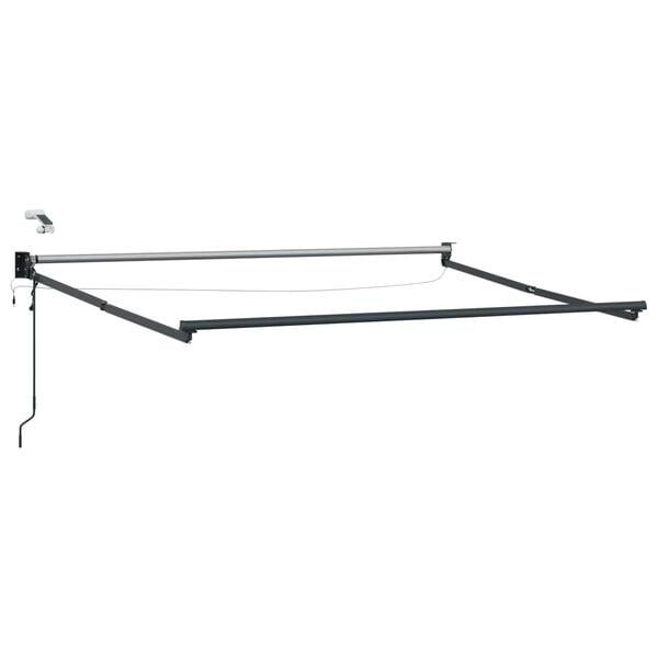vidaXL Toldo Retr&aacute;ctil El&eacute;ctrico Marr&oacute;n 3 x 2,5 m
