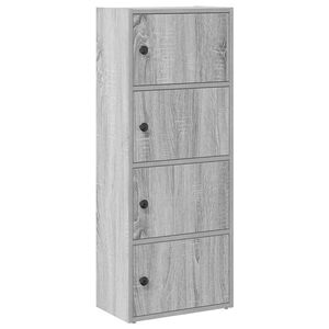 vidaXL Estanter&iacute;a madera de ingenier&iacute;a gris sonoma 40x24x102 cm