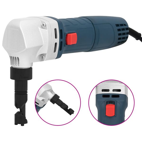 vidaXL Sacabocado para chapa de metal 600W