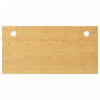 vidaXL Tablero de escritorio de bambú 80x40x1,5 cm
