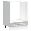 vidaXL Mueble de horno Kalmar gris sonoma madera reconstituida