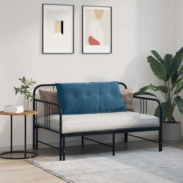 vidaXL Coj&iacute;n de Espalda Azul 100 x 50 cm Tela de pana