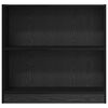 vidaXL Estante de libros Roble Negro 80 x 24 x 76 cm