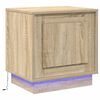 vidaXL Armario de Noche Roble Sonoma 44 x 34,5 x 45 cm